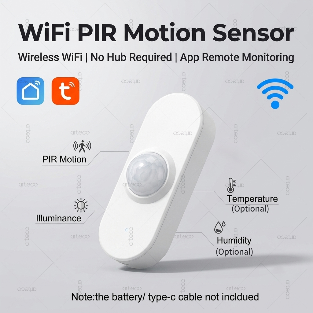 Smart Home Wiser - Czujnik ruchu PIR WiFi Tuya z
