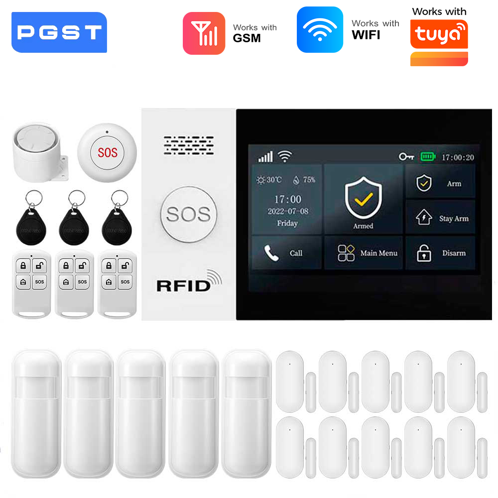 Smart Home Wiser - Inteligentny system alarmowy 2.4G WIFI GSM