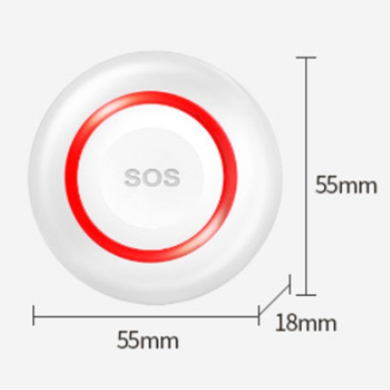 Smart Elderly Home - 【NOWY A09R!】 Inteligentny przycisk alarmowy SOS