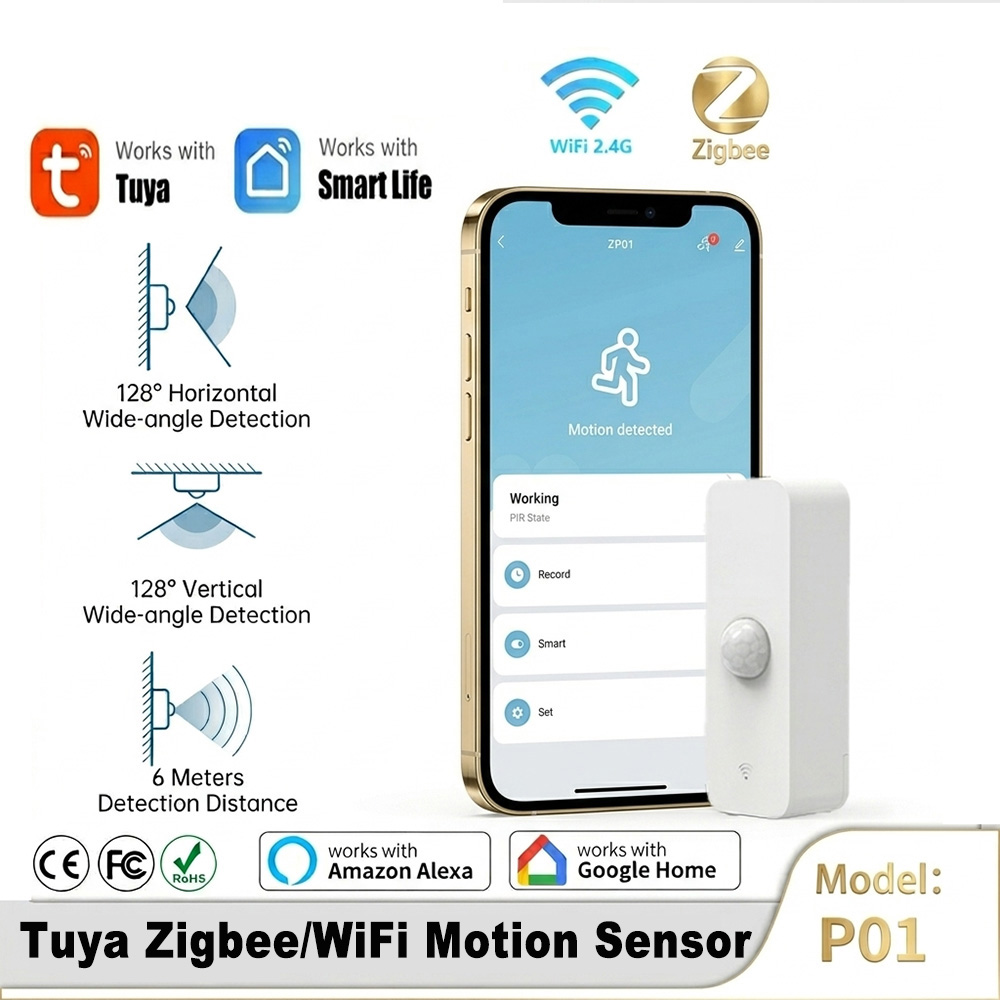 Smart Home Wiser - Inteligentny czujnik ruchu PIR WiFi Zigbee,