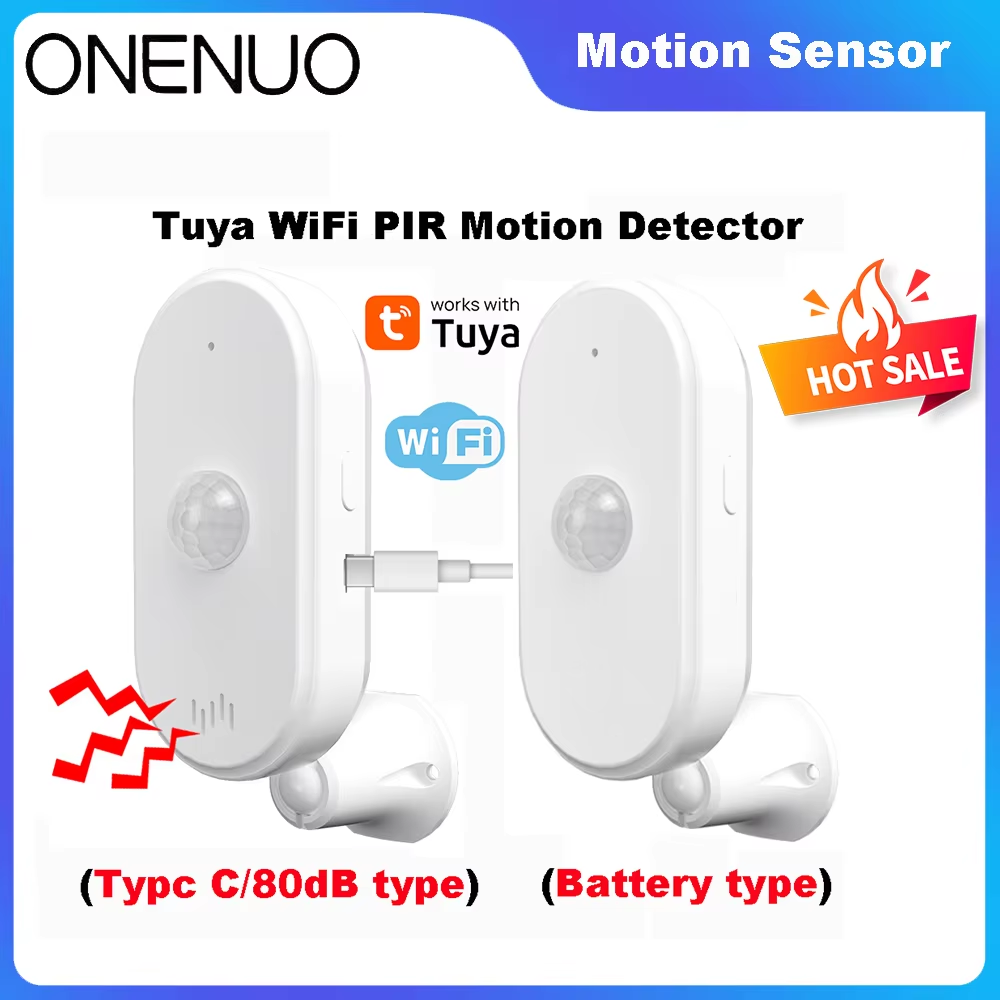 Smart Home Wiser - Czujnik ruchu PIR WiFi Tuya, czujnik