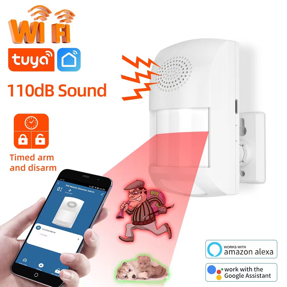 Smart Home Wiser - Tuya WiFi czujnik podczerwieni PIR czujnik