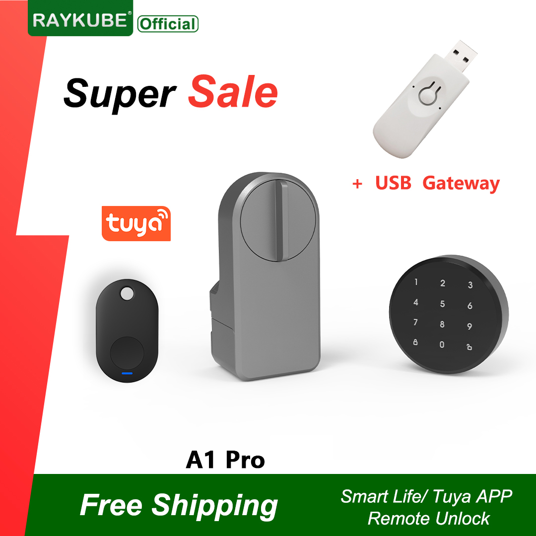 Smart Home Lock - RAYKUBE A1 Pro Tuya BEL Inteligentny
