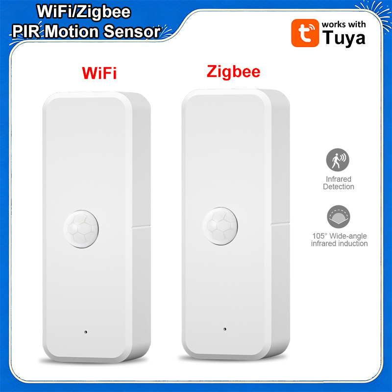 Smart Home Wiser - Czujnik ruchu PIR Tuya WiFi/Zigbee, detektor