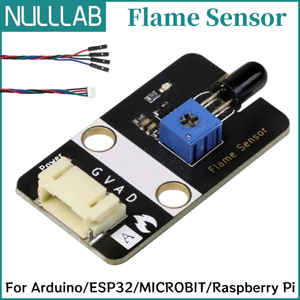 Smart Home Micro Bit - Cyfrowo-analogowy czujnik płomienia z obudową PH2.0