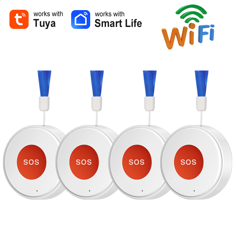 Smart Elderly Home - Przycisk alarmowy WiFi SOS Smart Life