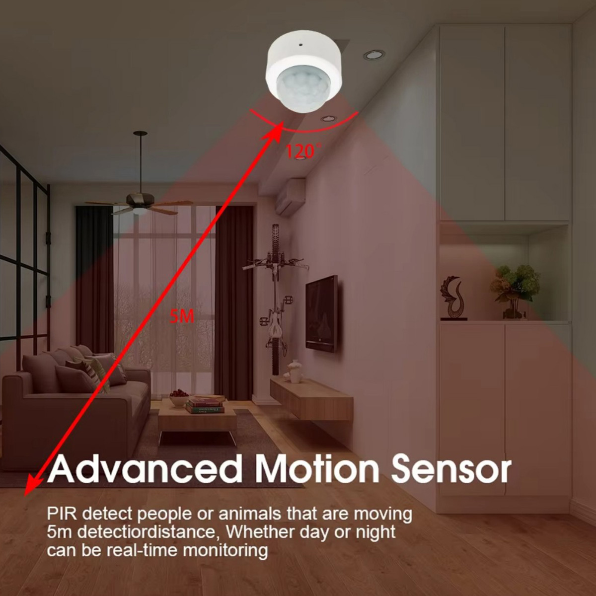 Czujnik ruchu Zigbee PIR, dete – Smart Home Wiser recenzja i cena