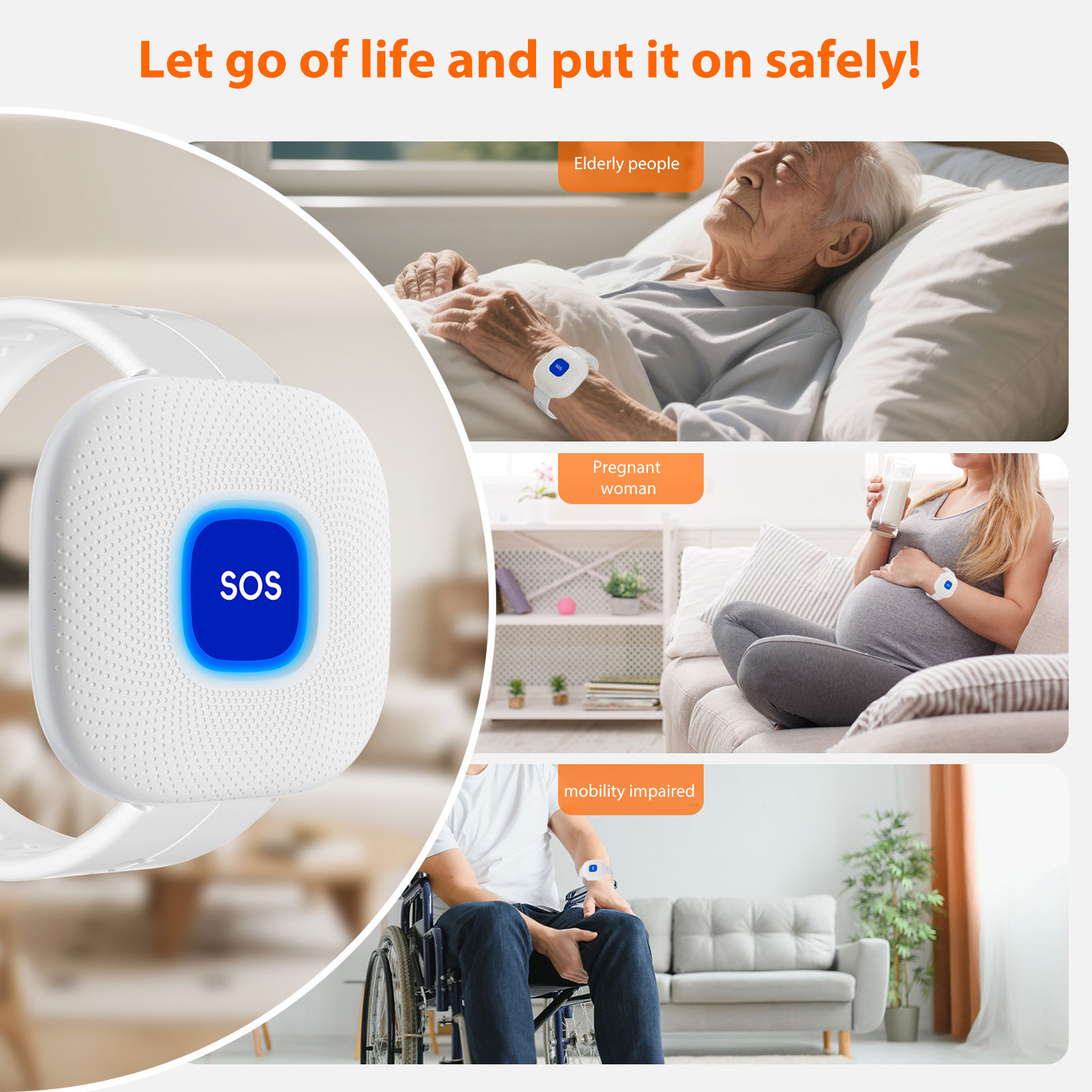 Bezprzewodowy pager z przycisk – Smart Elderly Home recenzja i cena