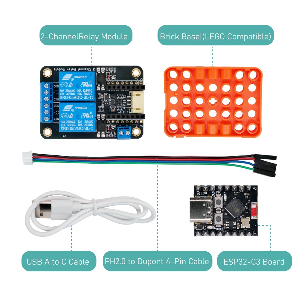 2-kanałowy moduł przekaźnika z – Smart Home Micro Bit recenzja i cena