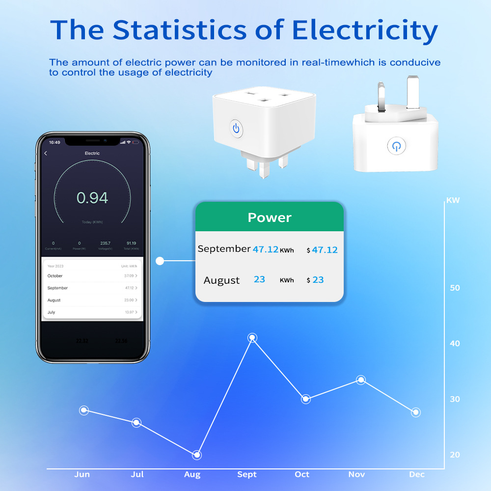 Inteligentne gniazdko Tuya 16A – Smart Home Wiser recenzja i cena
