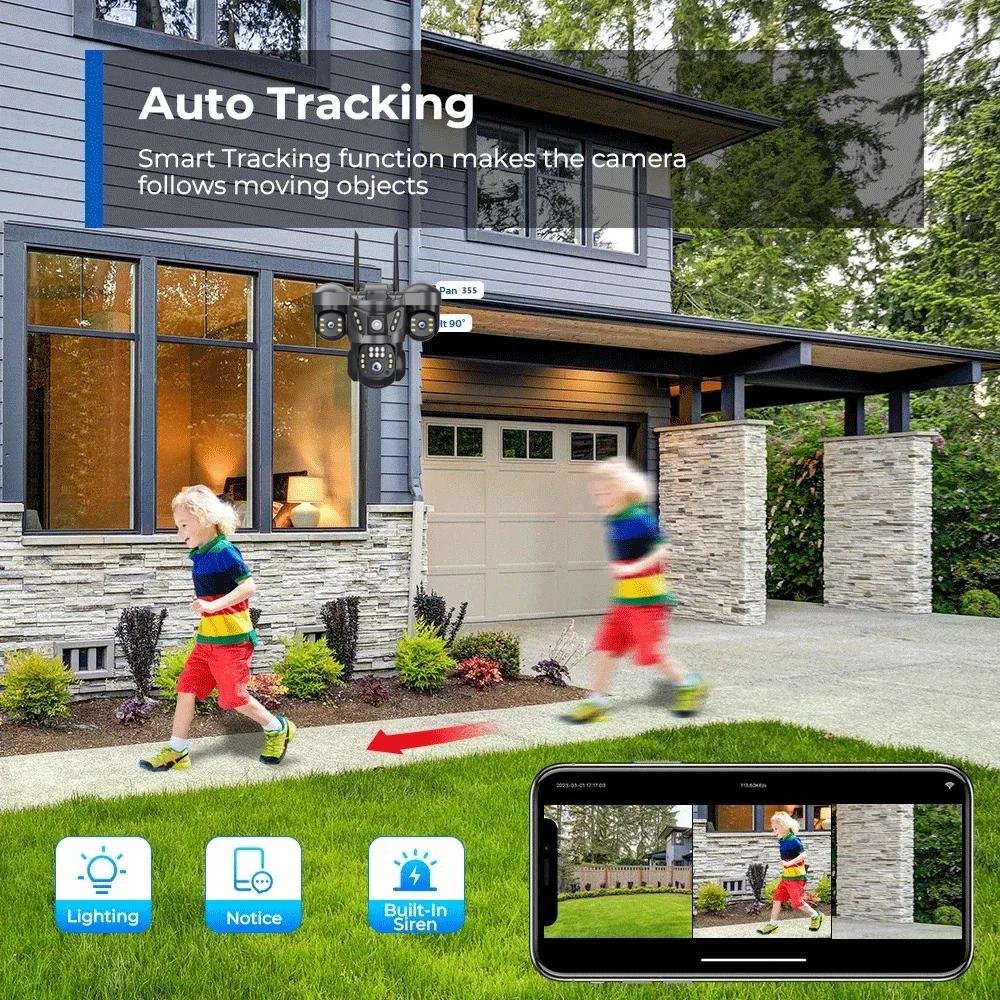 Kamera IP WIFI 15MP 8K z trzem – Smart Home Kamera Outdoor recenzja i cena