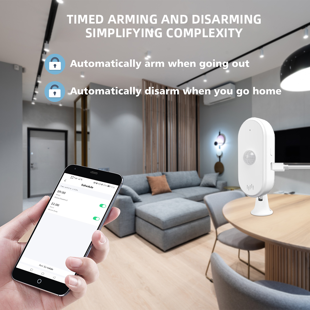 Czujnik ruchu PIR WiFi Tuya, c – Smart Home Wiser recenzja i cena