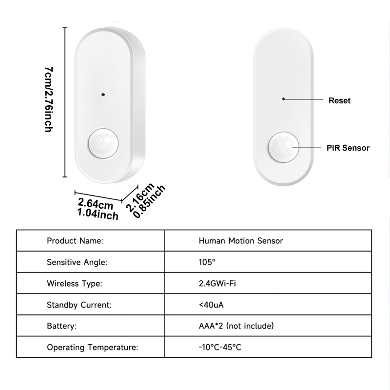 Czujnik ruchu Tuya WiFi PIR, d – Smart Home Wiser recenzja i cena