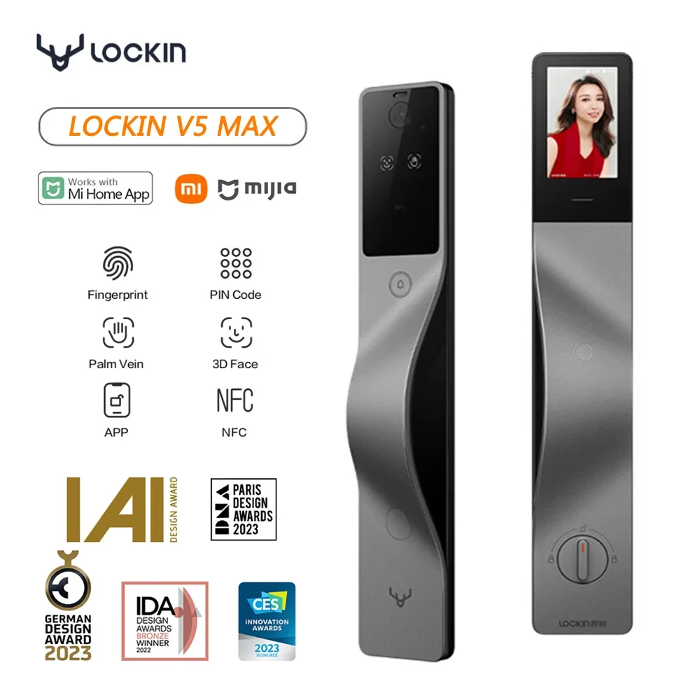 Lockin V5 Max 3D Rozpoznawanie – Smart Home Lock recenzja i cena