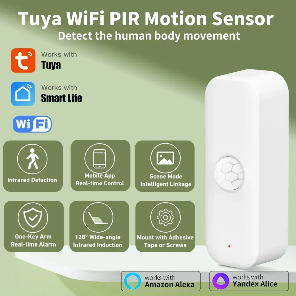 Tuya WiFI Czujnik ruchu PIR In – Smart Home Wiser recenzja i cena