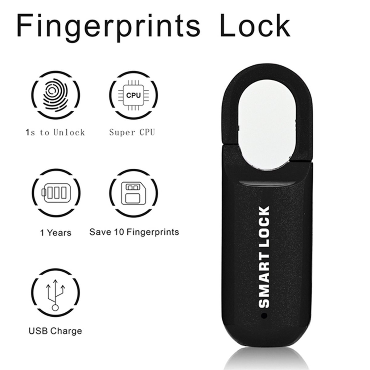 BAAE 2X Zamek na odcisk palca  – Smart Home Lock recenzja i cena