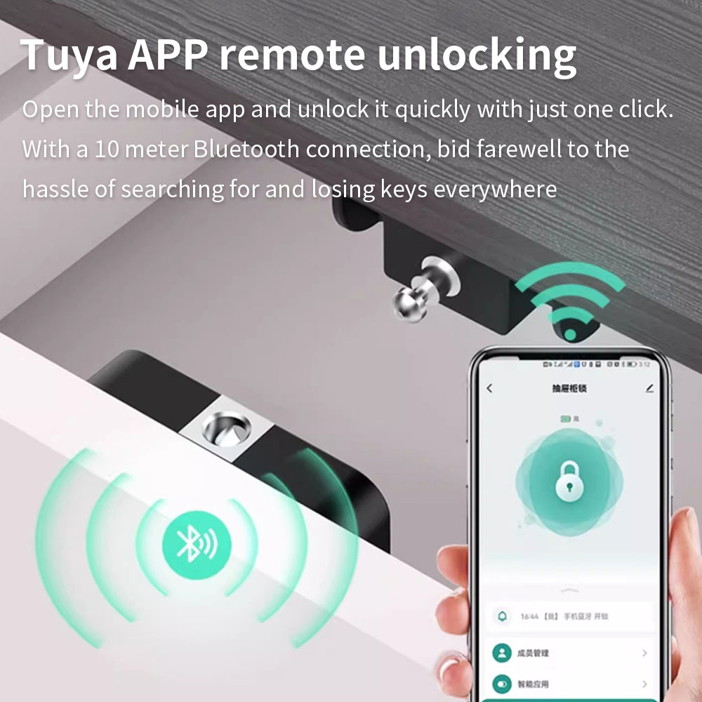 Tuya ukryty zamek do szafki sz – Smart Home Lock recenzja i cena